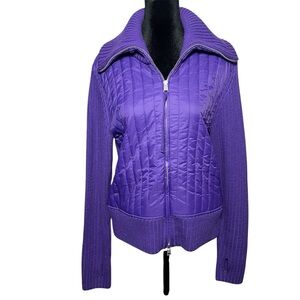 POLO Ralph Lauren Hybrid Wool Funnelneck Jacket $398 Zip Sweater Jacket NWT